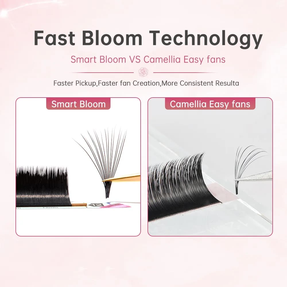 Easy Fanning Smart Bloom blandet lengde vipper