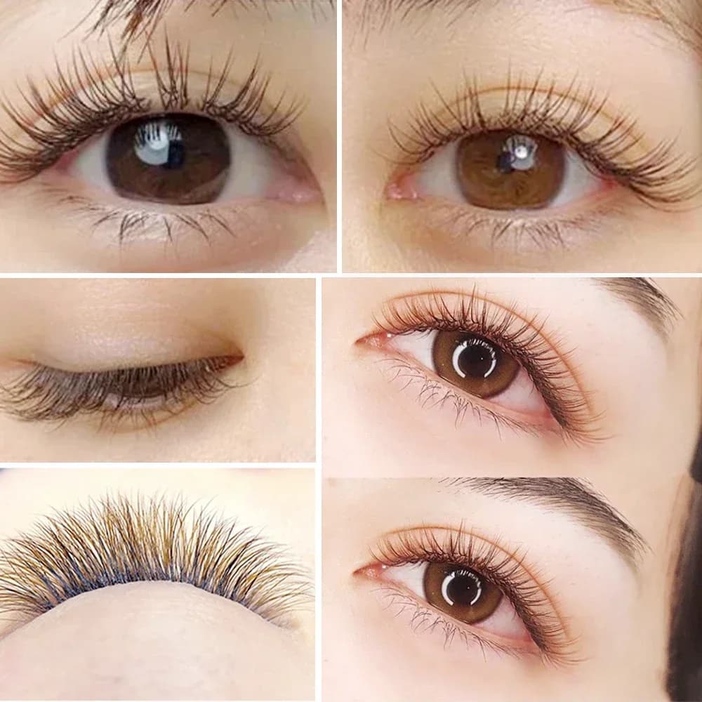 Brun Ellipse Flat Split-Tipp Vipper B/C/D Curl 12 Rader