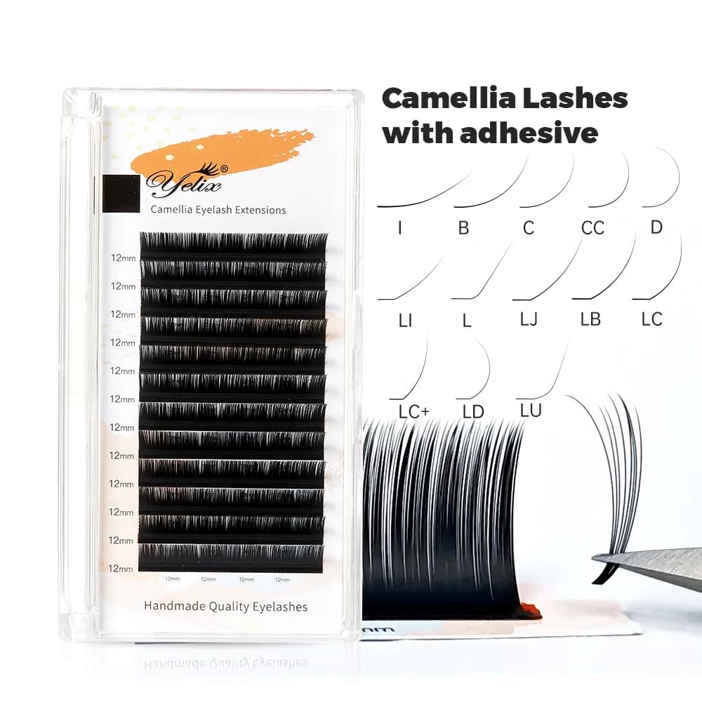 Camellia Bloom LB LJ Curl Individuelle Vippeextensions