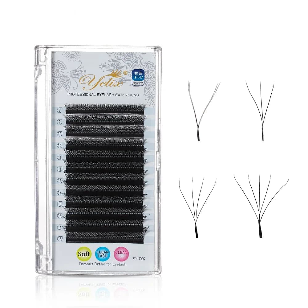 W-formet Bloom 2D-5D Forhåndslagede Viftevipper