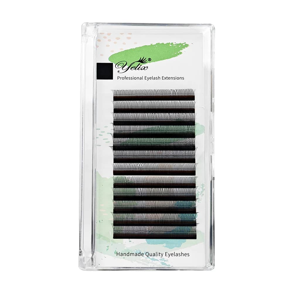 Fox Y-form B/C Curl Ferdige Viftevipper Mix 8-13mm