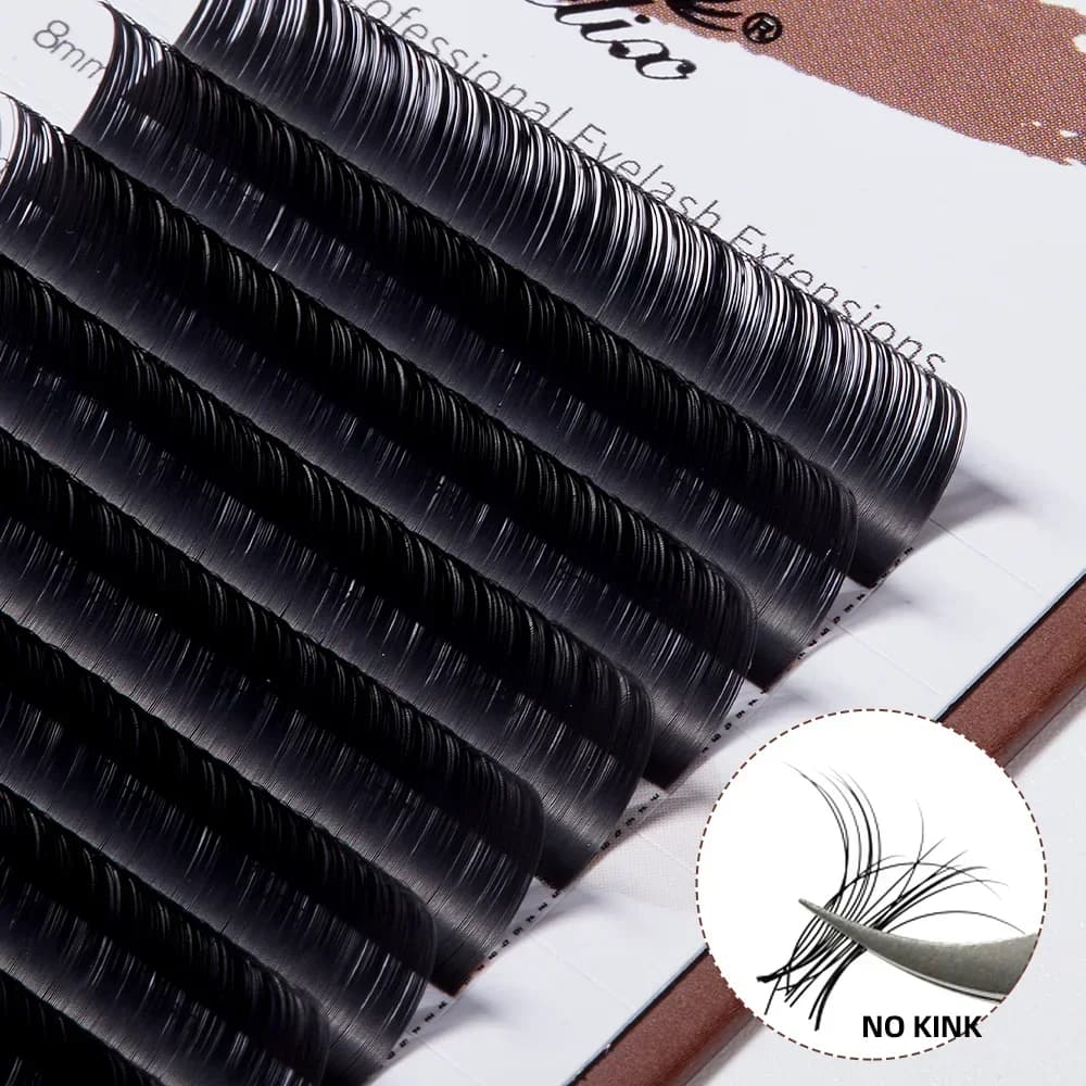 Super Matte Klassiske Individuelle Vippeextensions 0,18mm