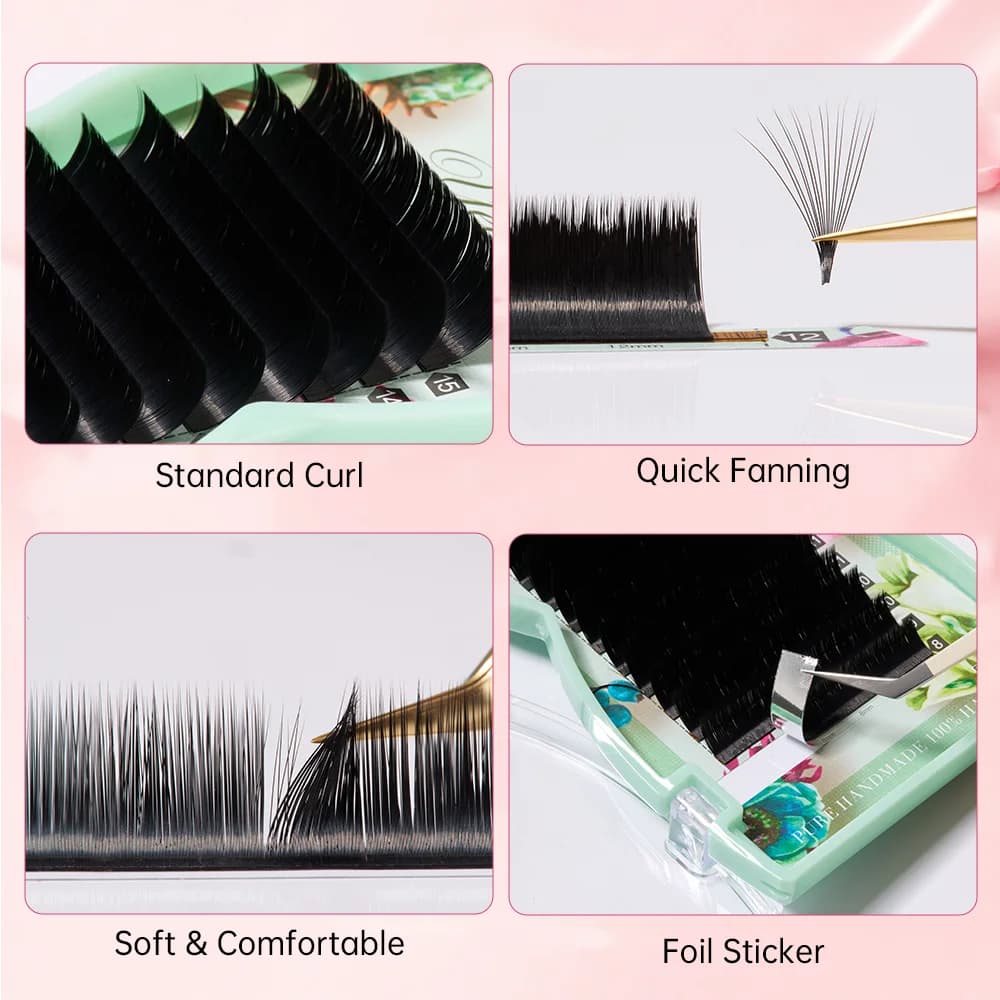 Easy Fanning Smart Bloom blandet lengde vipper